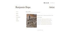 Desktop Screenshot of benjaminhope.net